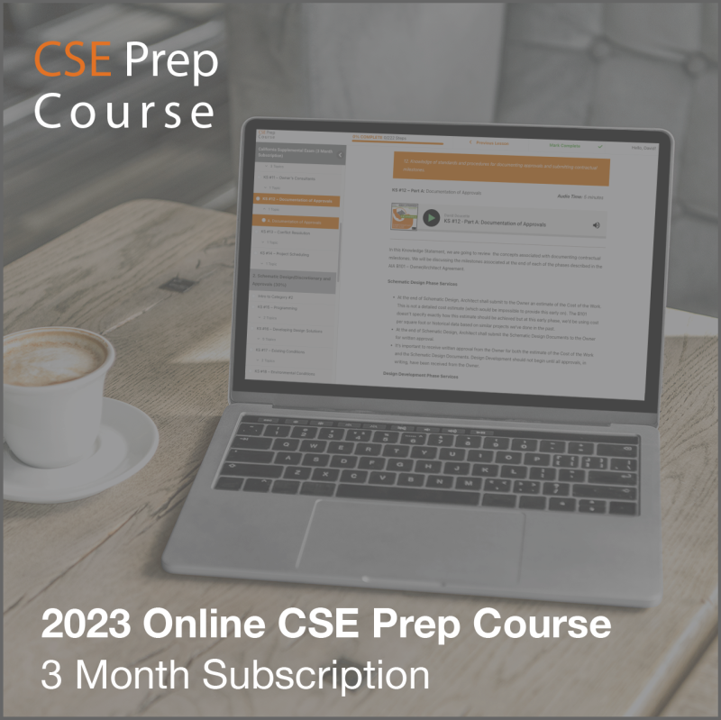 2023 Online CSE Prep Course (3 Month Subscription)