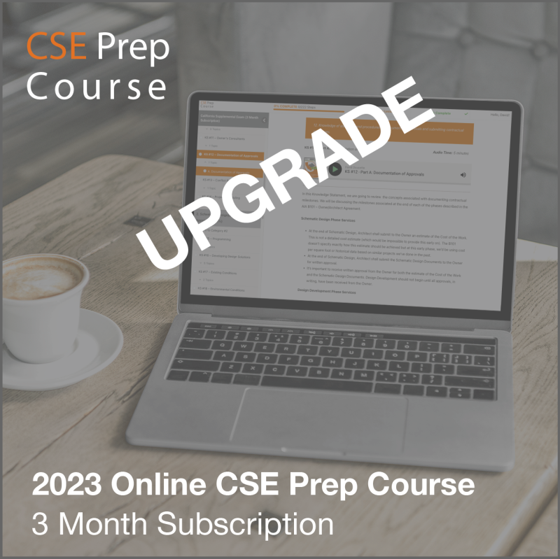 Product Home CSE Prep Course