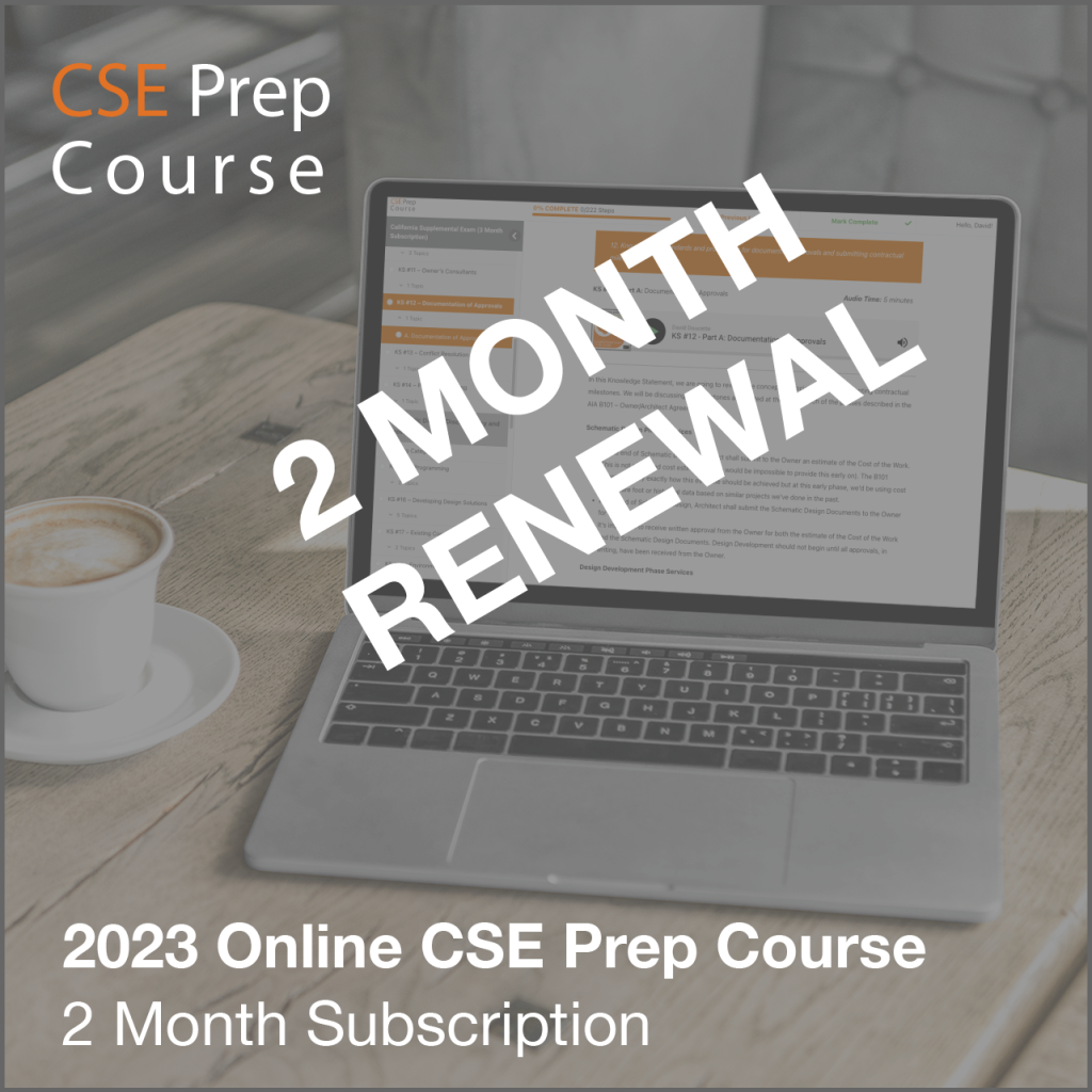 Product Home CSE Prep Course